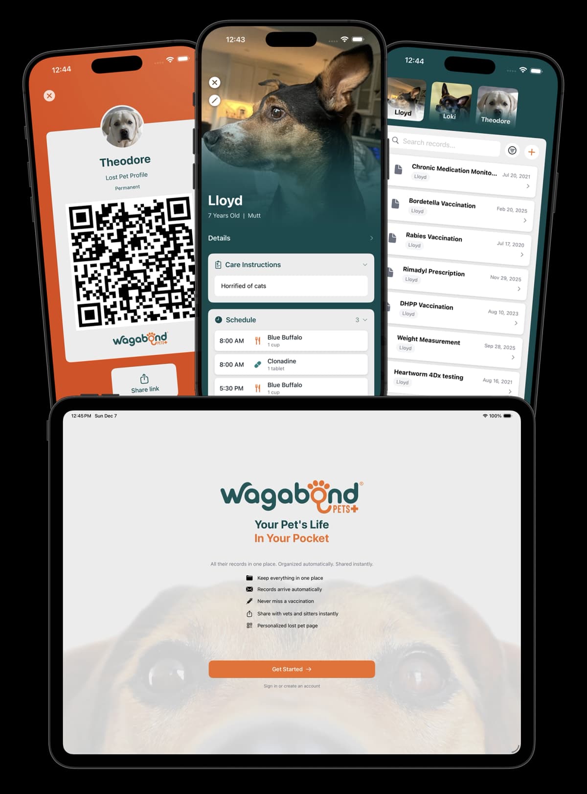 Wagabond Pets iOS App